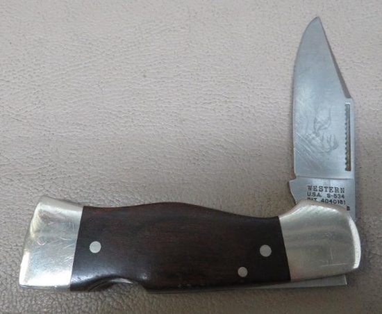 Western S-534 Lock Back Folding Knife