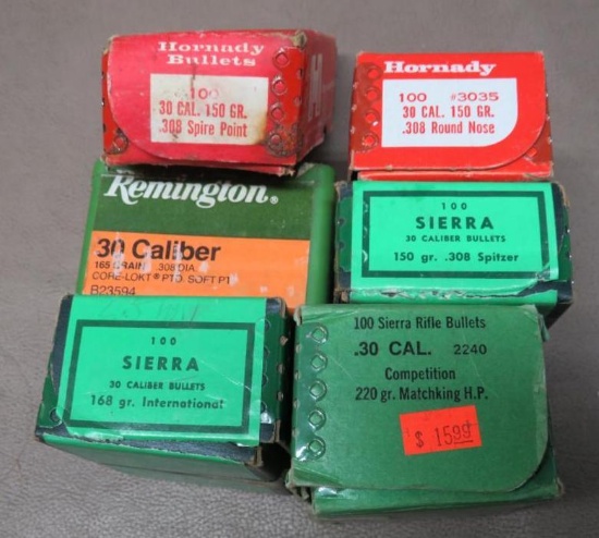 30 cal Bullets for Reloading