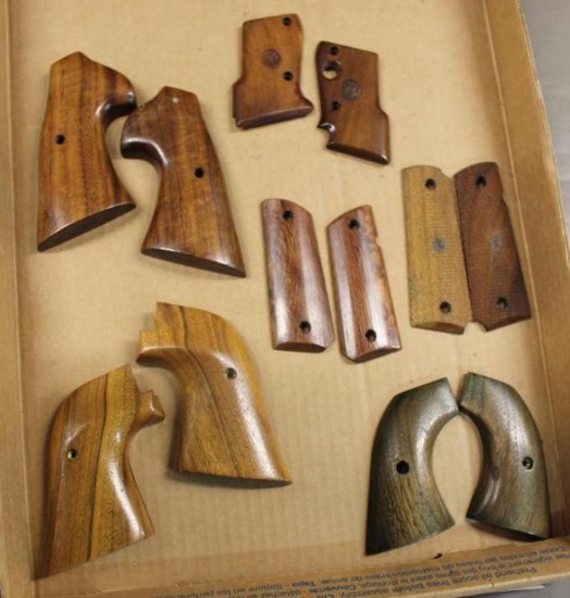 Mixed Wood Handgun Grips