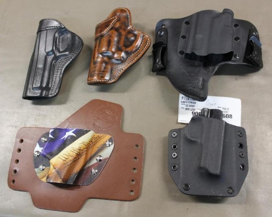 Mixed Hard-Formed Handgun Holsters