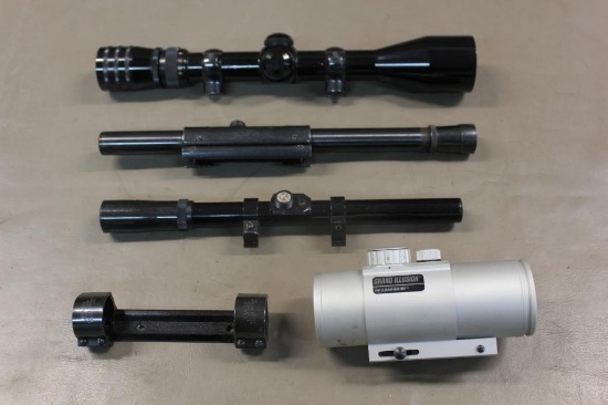 Redfield 3X-9X Tracker Scope, Laseraim Red Dot Scope, and More