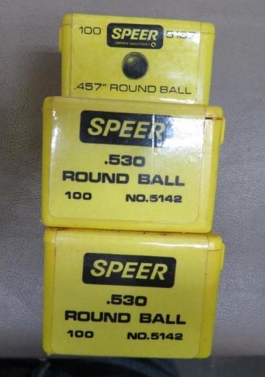 54 and 45 Cal Round Balls for Muzzle Loaders