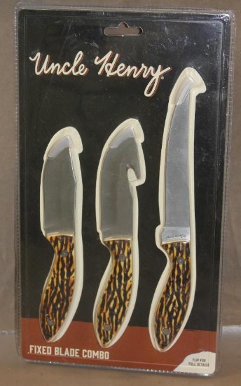 New in Packaging Uncle Henry Fixed Blade Combo