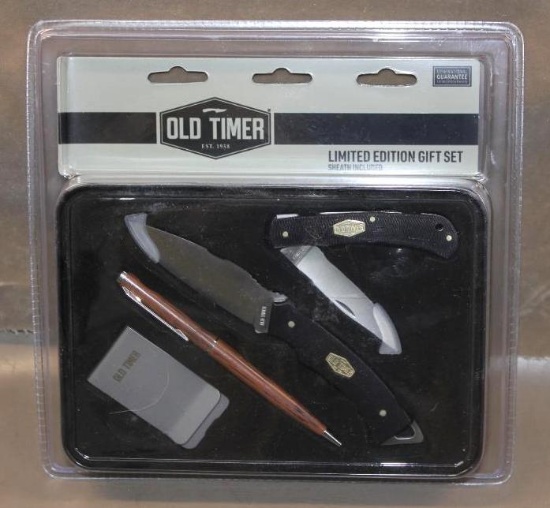 Schrade Old Timer Limited Edition Gift Set in Sealed Packaging