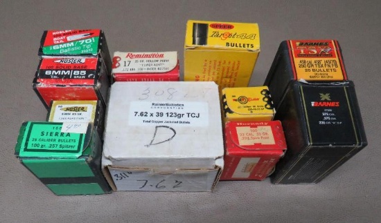 Bullet Assortment for Reloading
