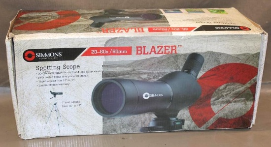 Simmons Blazer 20-60X/60mm Spotting Scope with Tripod
