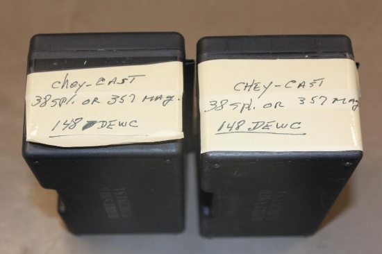 Chey-Cast 38/357 Caliber Bullets for Reloading