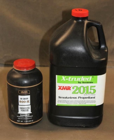 X-truded XMR 2015 and IMR Hi-Skor 800 X Smokeless Powder NO SHIPPING