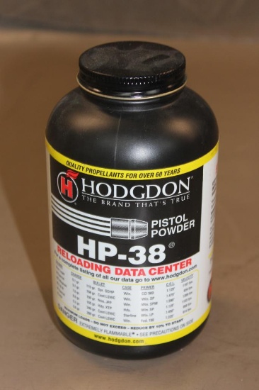 1 lb. Hodgdon HP-38 Pistol Powder **NO SHIPPING**