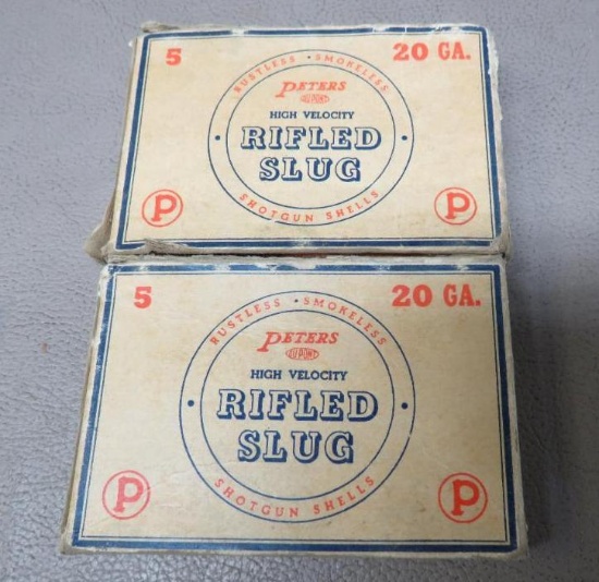 Peters 20 Gauge Rifled Slugs
