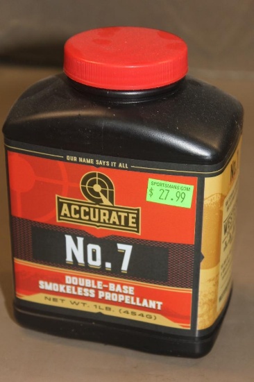 Accurate No. 7 Smokeless Propellant **NO SHIPPING**