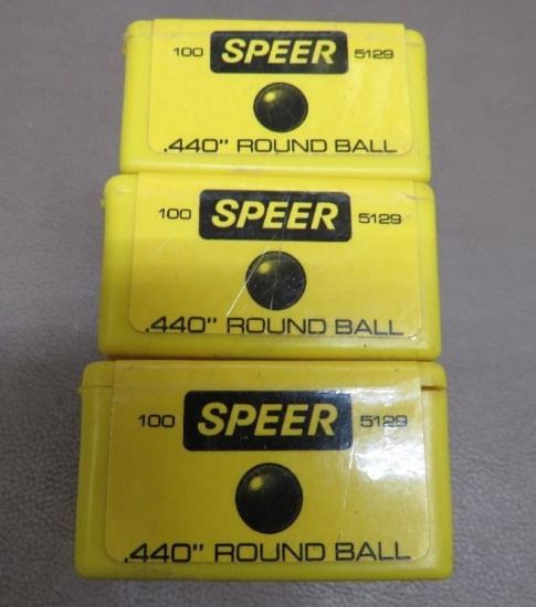 .440 Lead Round Balls for Muzzle Loaders