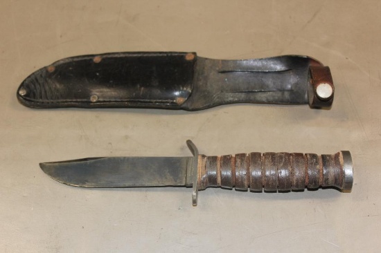 WWII Imperial Pilot's Fight Knife and Sheath