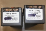 Berry's 380, 100 Grain Hollow Rase Bullets for Reloading