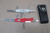 Two Victorinox Camp Knives