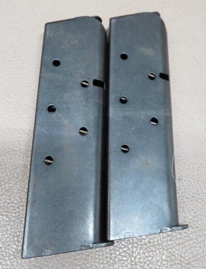 Two Anson Rust Co USGI 1911 Magazines