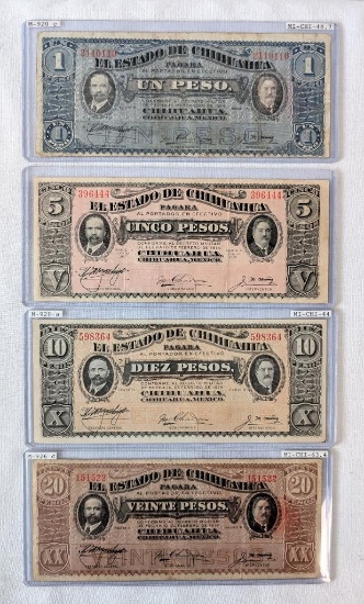 El Estado De Chihuahua Banknote Set