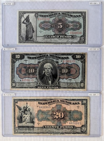 Republica Mexicana Banknote Set