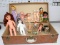 Kewpie Dolls and More in Metal-Shell Suitcase