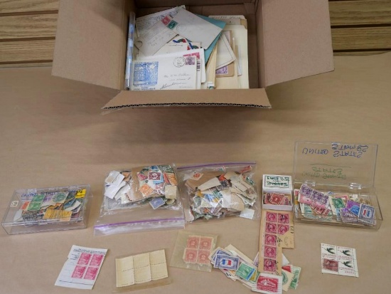 Stamp Collection with Early US Stamps