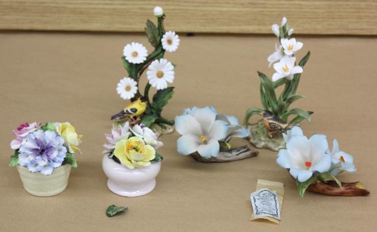 Fine Bone China Floral Figures