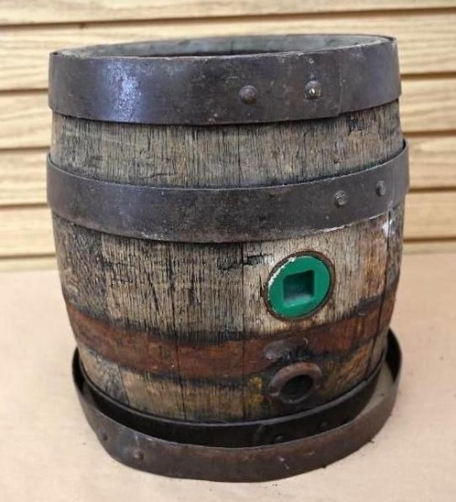 Pre Prohibition Wooden Brewer's Barrel