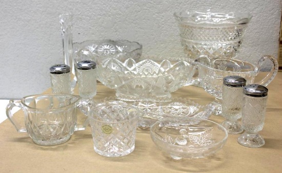 Beautiful Cut Crystal and Glass Assortment