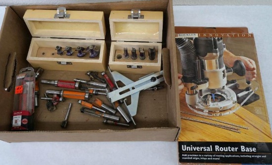 Rockler Router Base & Grizzly Bits