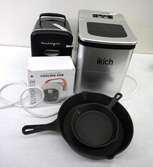 Ikich Ice Maker- 10" Cast Iron Skillet