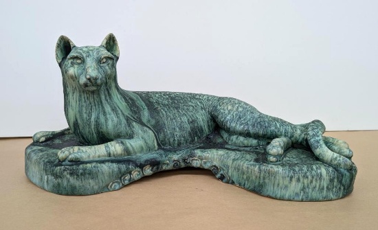 Daniel Slack Stoneware and Microcrystalline Glaze Bobcat