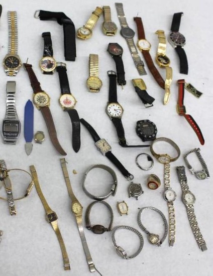 Approximately 37 Watches of Many Styles