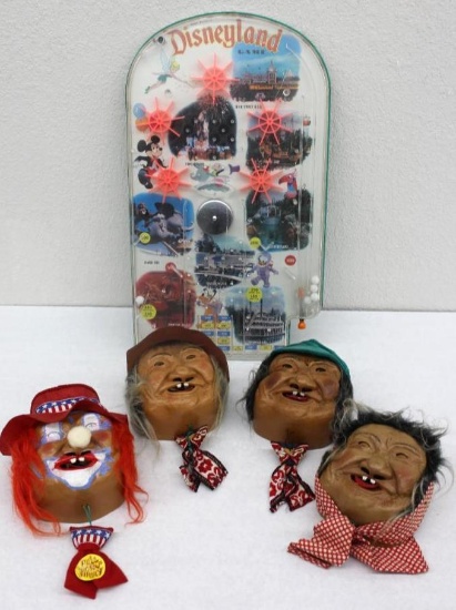 Laffun Heads and Disneyland Tabletop Pinball