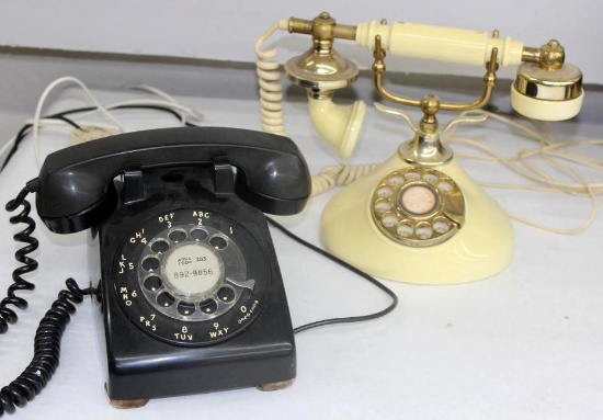 Pair of Rotary Telephones