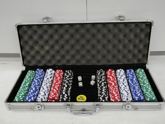 Poker Chips with Case