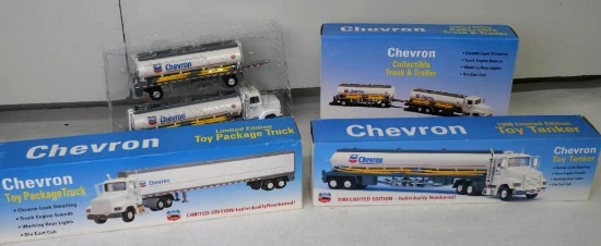 Three LE Chevron Tanker Truck Models