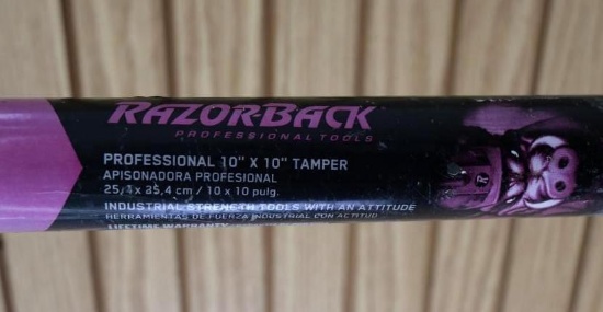 Razorback Professional 10x10" Tamper