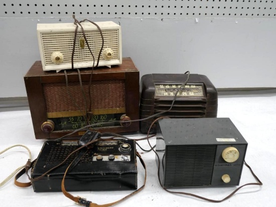 Five Vintage Radios