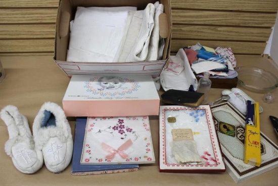 White Leather and Fur Moccasins, GE Baby Food Warmer and More