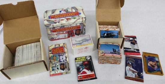 US Military Collector Cards with Some Baseball Cards