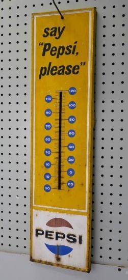 Vintage Say Pepsi Please Thermometer