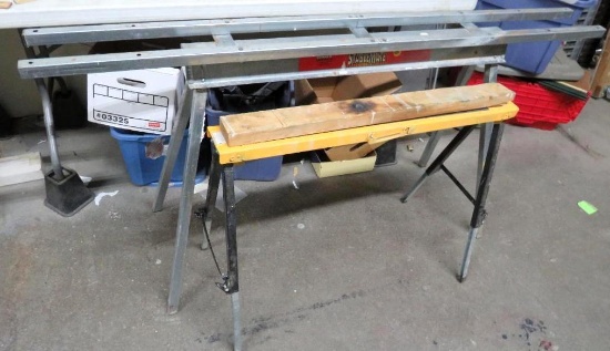 Stable Mate Saw Table and Adjustable Sawhorse
