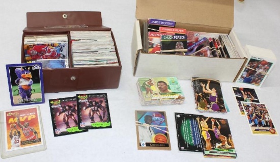 Two Boxes of Sports Cards Including Michael Jordan MVP