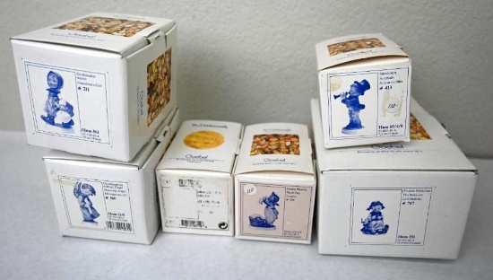 Six Hummel Figurines with Boxes