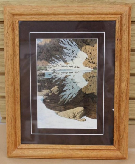 Glossy Bev Doolittle Print Framed in Wood