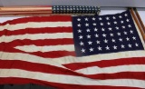 Canvas Atlas 48-Star Flag with Wood Pole in Box