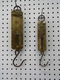 Two Antique Lander's Brass Scales