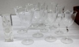 Nine Crystal Goblets and More