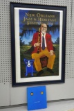 Limited Edition George Rodrigue Blue Dog New Orleans Jazz Festival Print!
