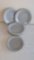 Original Gray Fiesta Plates