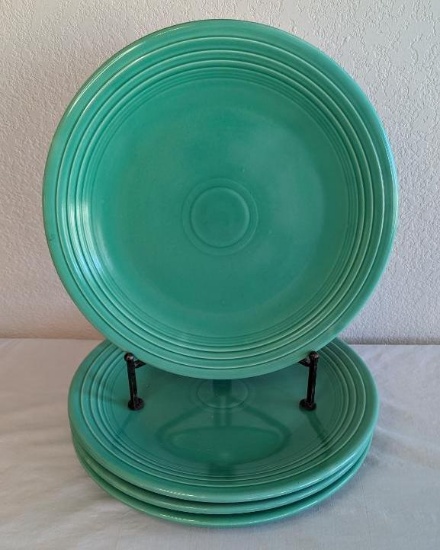 14.25" Original Green Fiesta Platters/Pizza Plates